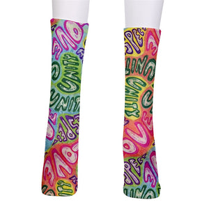 "PLUR" Crew Socks