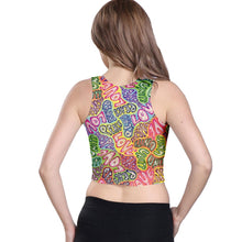 Load image into Gallery viewer, &quot;PLUR&quot; Racer Back Crop Tank