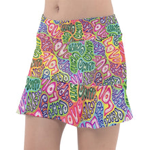 Load image into Gallery viewer, &quot;PLUR&quot; Tennis Skirt Skort