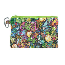 Load image into Gallery viewer, &quot;Sensible Absurdity&quot; Canvas Zipper Bag