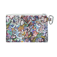 Load image into Gallery viewer, &quot;Silliness&quot; Canvas Zipper Bag