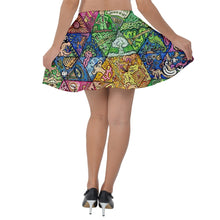 Load image into Gallery viewer, &quot;Solution&quot; Velvet Skater Skirt