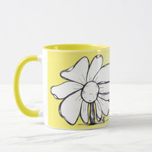 Load image into Gallery viewer, &quot;Be At Peace&quot; Flowerkid - Yellow Ceramic Mug