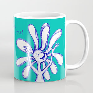 "La Da Dee Da Dee! Dancin' " Flowerkid - Ceramic Mug
