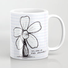 Load image into Gallery viewer, &quot;Easily Discouraged&quot; Flowerkid - Ceramic Mug