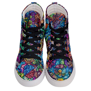 "Seemingly Random Tendencies" Hightop Sneakers