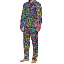 Load image into Gallery viewer, &quot;Seemingly Random Tendencies&quot; Men&#39;s Velvet Pajama Set