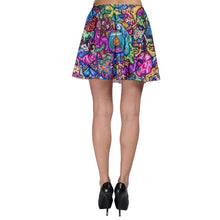 Load image into Gallery viewer, &quot;Seemingly Random Tendencies&quot; Skater Skirt