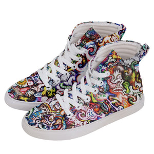 "Silliness" Hightop Sneakers