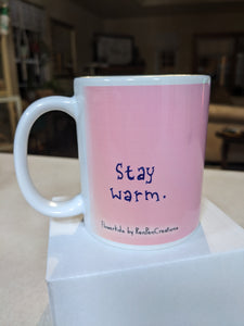 "Stay Warm" Flowerkid - Ceramic Mug