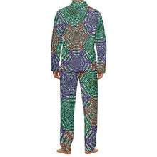 Load image into Gallery viewer, &quot;Watcher&#39;s Web&quot; Men&#39;s Velvet Pajama Set