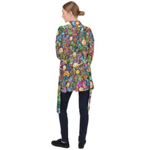 Load image into Gallery viewer, &quot;Sensible Absurdity&quot; Long Sleeve Velvet Kimono Robe