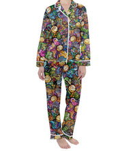 Load image into Gallery viewer, &quot;Sensible Absurdity&quot; Satin Pajama Set