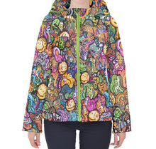 Load image into Gallery viewer, &quot;Sensible Absurdity&quot; Zip Up Puffer Jacket