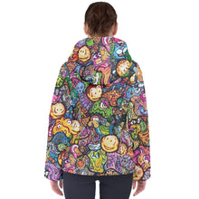 Load image into Gallery viewer, &quot;Sensible Absurdity&quot; Zip Up Puffer Jacket