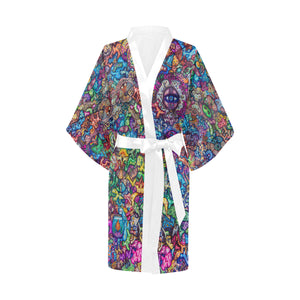 "Seemingly Random Tendencies" Kimono Robe