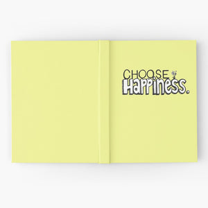 "Choose Happiness" Hardcover Journal