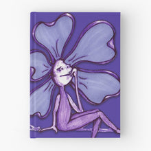 Load image into Gallery viewer, &quot;Indigo Color Chakra Flowerkid&quot; Hardcover Journal