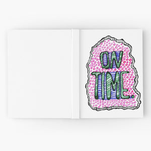 "On Time" Hardcover Journal