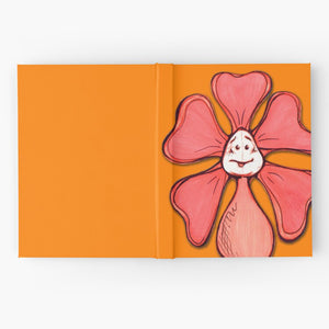 "Orange Color Chakra Flowerkid" Hardcover Journal