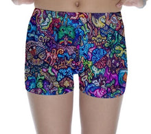 Load image into Gallery viewer, &quot;Seemingly Random Tendencies&quot; Skinny Shorts