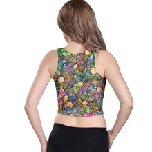 Load image into Gallery viewer, &quot;Sensible Absurdity&quot; Racer Back Crop Tank