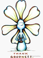 Load image into Gallery viewer, &quot;Thank Goodness&quot; Flowerkid Vinyl Sticker
