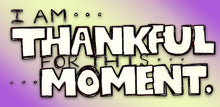 Load image into Gallery viewer, &quot;Thankful for this Moment&quot; Vinyl Sticker
