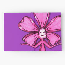 Load image into Gallery viewer, &quot;Violet Color Chakra Flowerkid&quot; Hardcover Journal