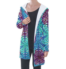 Load image into Gallery viewer, &quot;Watcher&#39;s Web&quot; Long Hooded Cardigan
