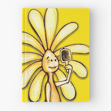 Load image into Gallery viewer, &quot;Yellow Color Chakra Flowerkid&quot; Hardcover Journal