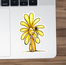 Load image into Gallery viewer, &quot;Yellow Color Chakra Flowerkid&quot; Vinyl Sticker