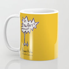 Load image into Gallery viewer, &quot;I&#39;m Awake! Really!!&quot; Flowerkid - Ceramic Mug