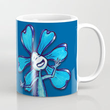 Load image into Gallery viewer, &quot;Blue&quot; Color Chakra Flowerkid - Ceramic Mug
