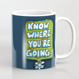"Know Where You're Going" Flowerkid - Ceramic Mug