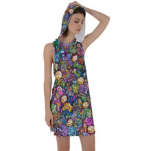 Load image into Gallery viewer, &quot;Sensible Absurdity&quot; Racer Back Hooded Dress