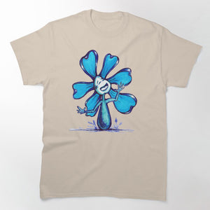 "Blue" Color Chakra Flowerkid - T-Shirt