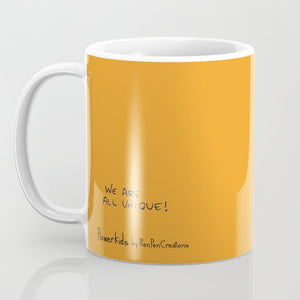 "We Are All Unique!" Flowerkid - Ceramic Mug